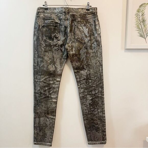 Faith Connexion Grey metallic jeans in size 29 - Picture 8 of 8